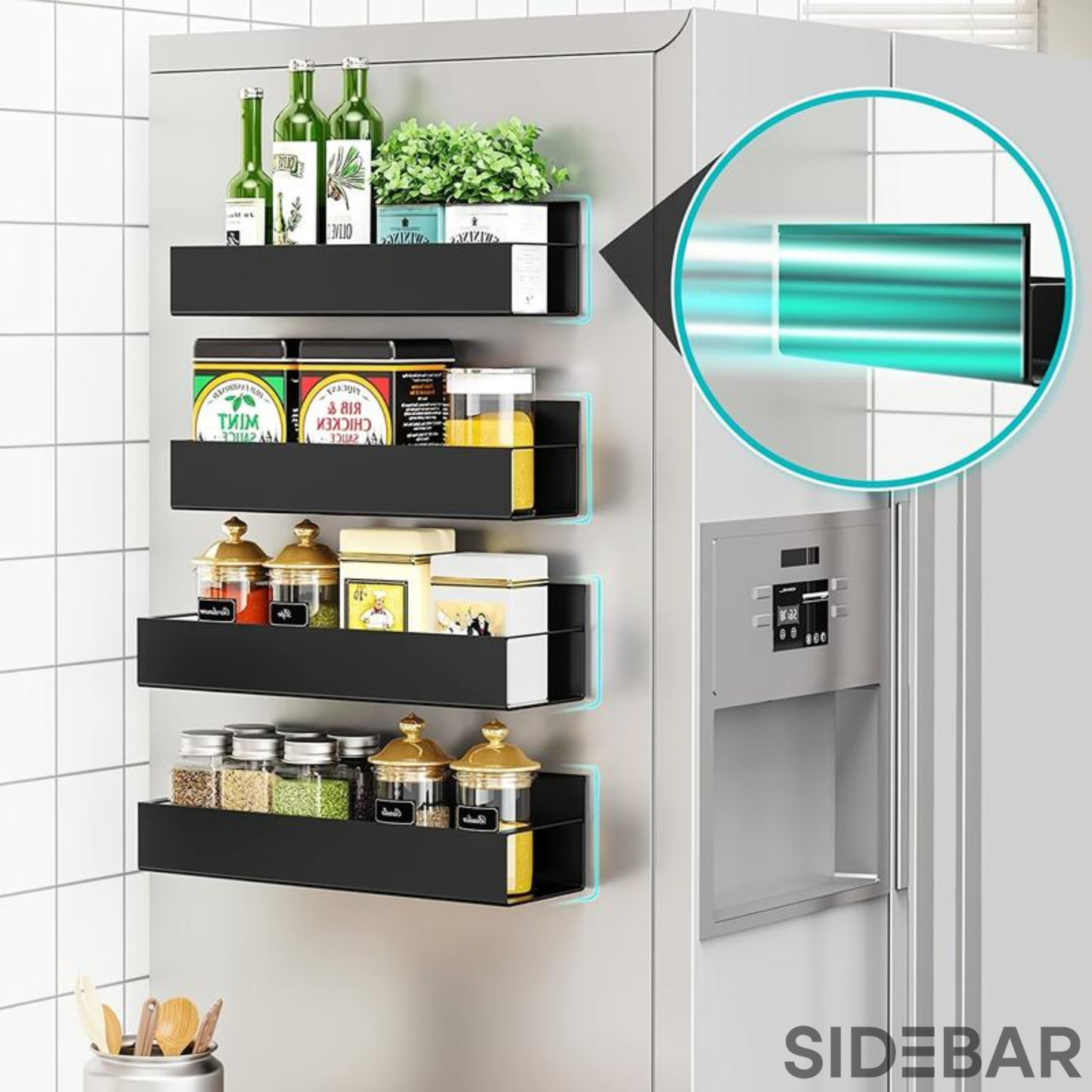 Sidebar™ Magnetic Organizer